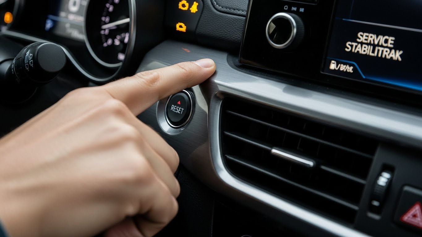 How to reset service stabilitrak light