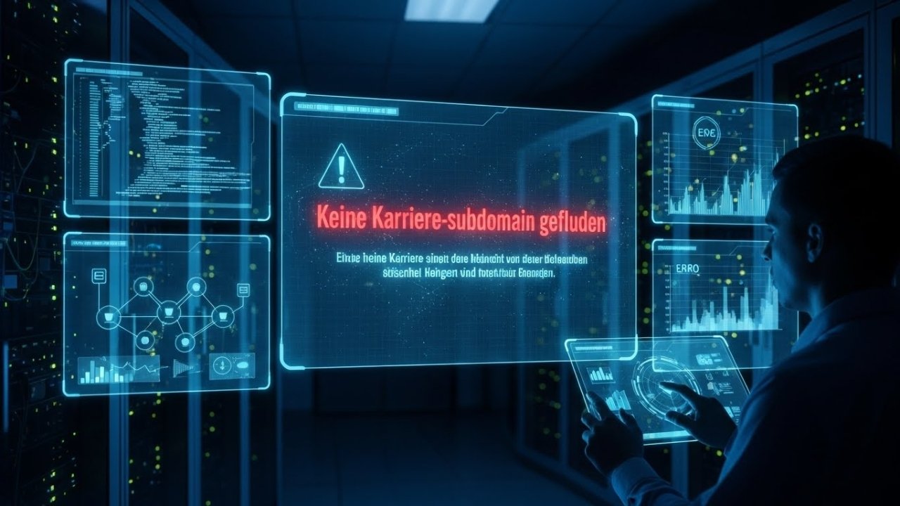 Keine karriere-subdomain gefunden